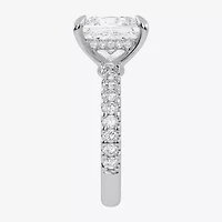 (G-H / Si1-Si2) Womens 2 1/4 CT. T.W. Lab Grown White Diamond 14K Gold Side Stone Engagement Ring