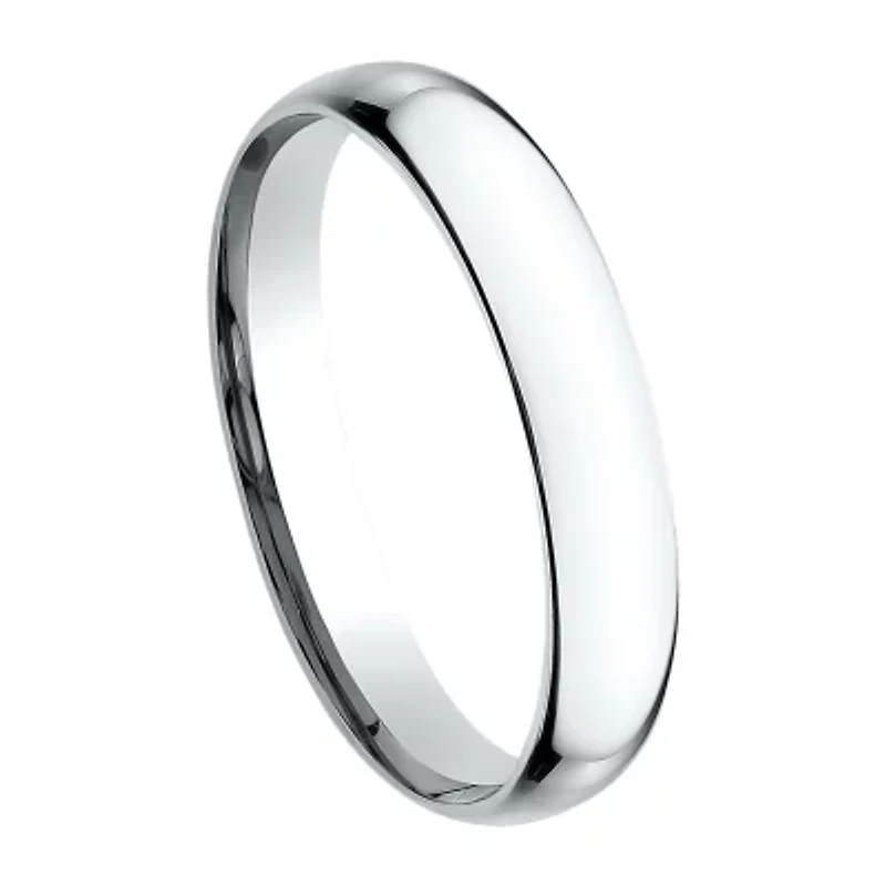Womens 14K White Gold 3MM Light Comfort-Fit Wedding Band