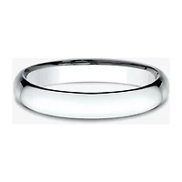Womens 14K White Gold 3MM Light Comfort-Fit Wedding Band
