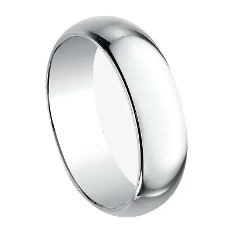 Mens 7MM 10K Gold Wedding Band