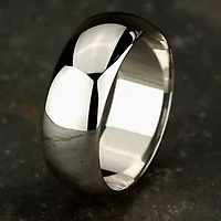 Mens 8MM 10K Gold Wedding Band