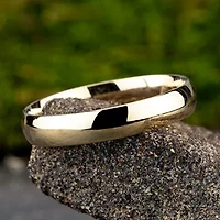 Mens 14K Gold Wedding Band
