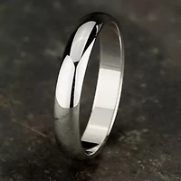 Mens 4MM 10K Gold Wedding Band