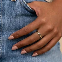 Womens 2MM Gold Wedding Band
