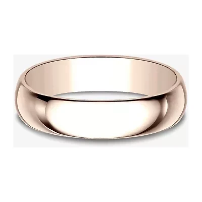 Mens 5MM 10K Gold Wedding Band