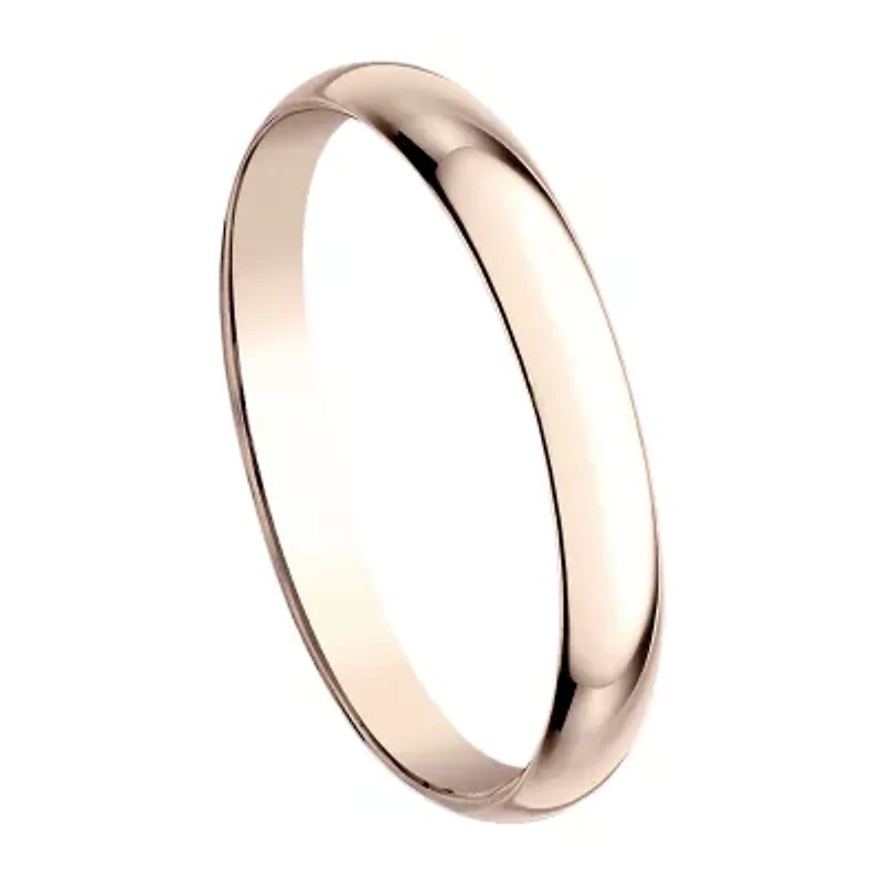 Womens 2MM 10K White Gold Wedding Band