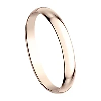 Womens 2MM 10K White Gold Wedding Band