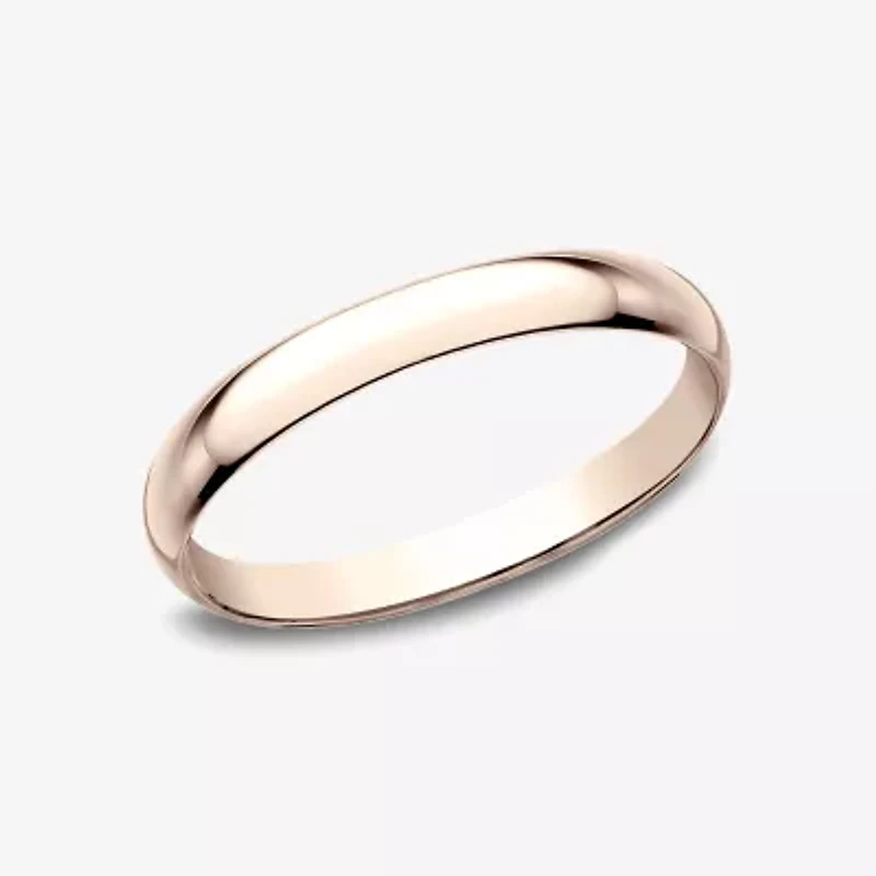 Womens 2MM 10K White Gold Wedding Band