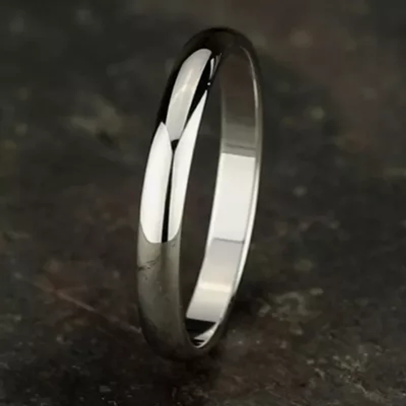 Womens 3MM Platinum Wedding Band