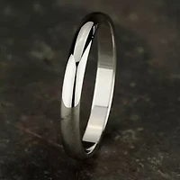 Womens 3MM Platinum Wedding Band