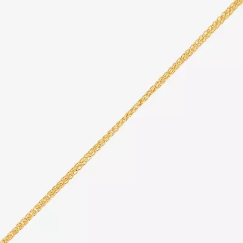 Womens 14K Gold 18 Inch Box Chain Necklace