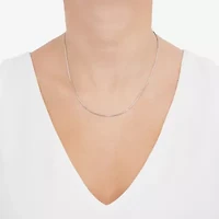 Made in Italy Womens 14K Gold 18 Inch Fashion Chain Necklace