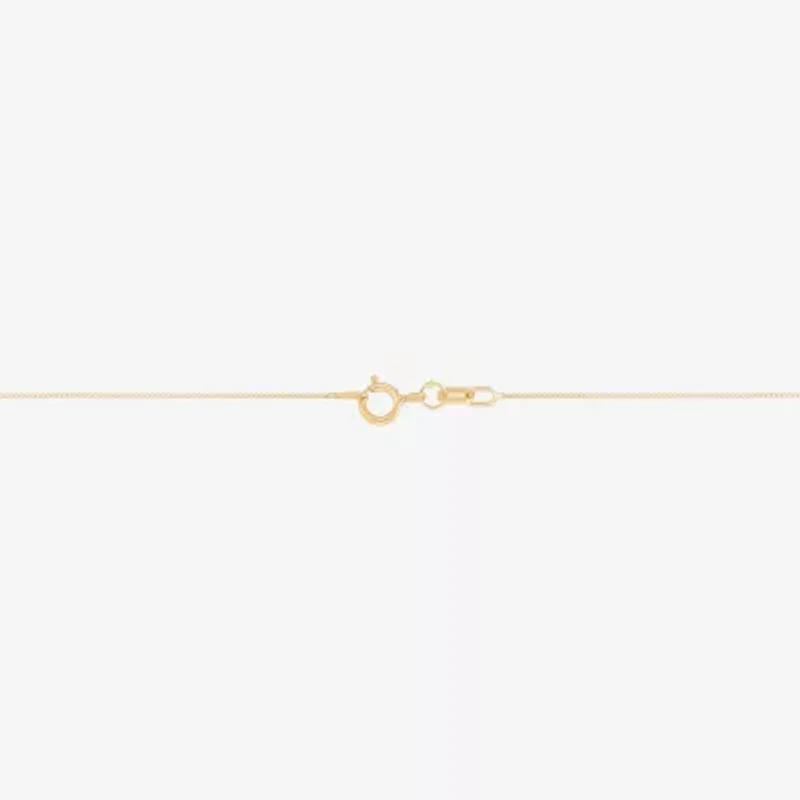 Gold Addiction Womens 10K Gold Bar 18 Inch Pendant Necklace