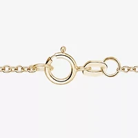 Yes, Please! Womens Lab Created Green Emerald Sterling Silver 18 Inch Pendant Necklace