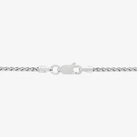 Made in Italy Womens Sterling Silver Inch Wheat Chain Necklace