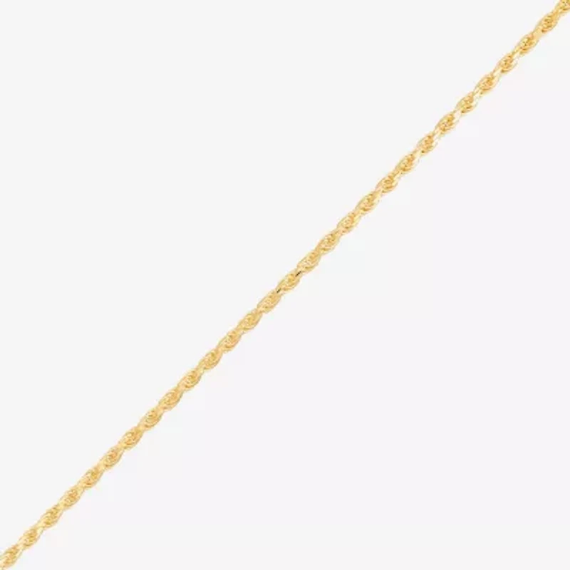 Made in Italy Womens 14K Gold Over Silver 20 Inch Chain Necklace