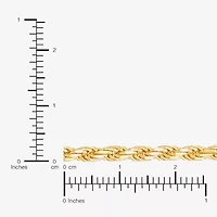 Made in Italy Womens 14K Gold Over Silver 20 Inch Rope Chain Necklace