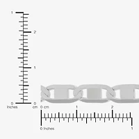 Made in Italy Mens Sterling Silver 20 Inch Mariner Chain Necklace