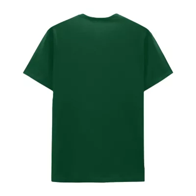 Mens Crew Neck Short Sleeve Regular Fit Hulk Graphic T-Shirt