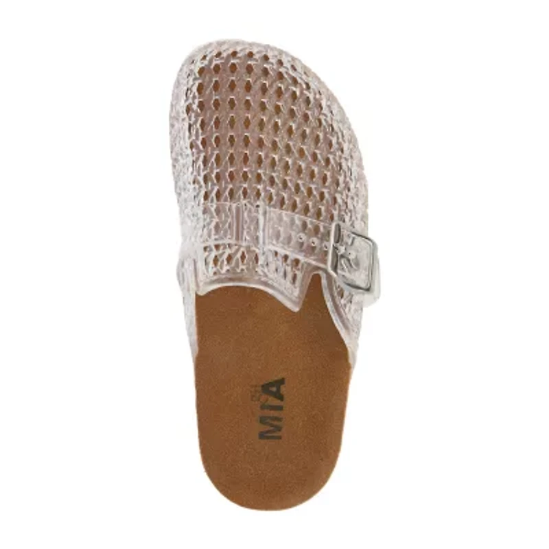 Mia Girl Gemmah Little & Big Kid Girls Round Closed Toe Mules