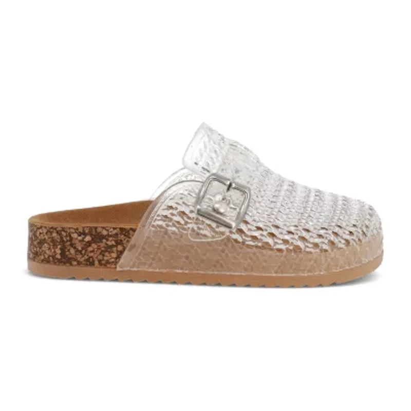 Mia Girl Gemmah Little & Big Kid Girls Round Closed Toe Mules