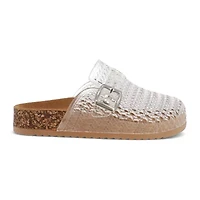 Mia Girl Gemmah Little & Big Kid Girls Round Closed Toe Mules