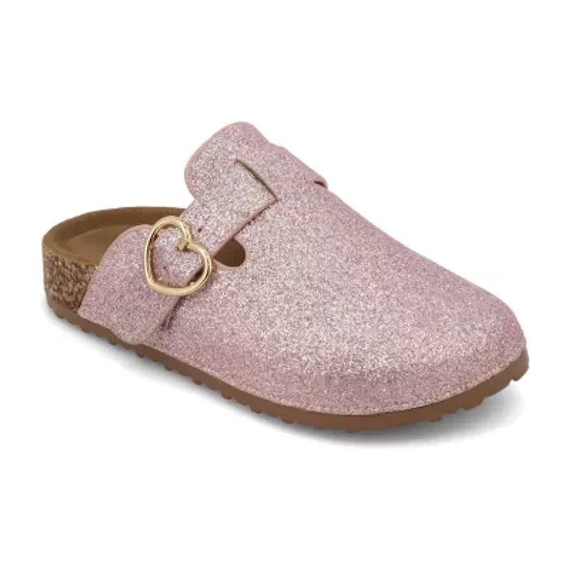 Mia Girl Palesa Little & Big Kid Girls Round Closed Toe Mules