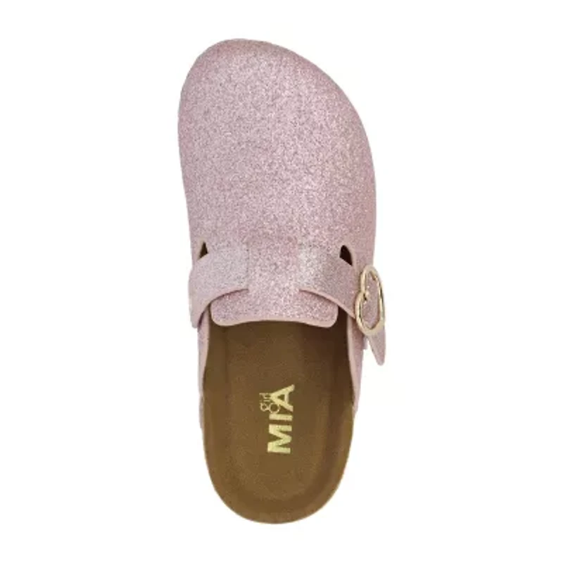 Mia Girl Palesa Little & Big Kid Girls Round Closed Toe Mules