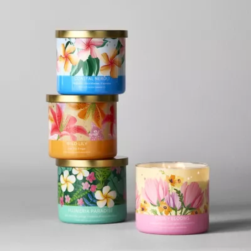 Distant Lands 14oz Coastal Neroli 3-Wick Scented Jar Candle