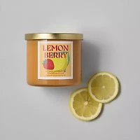Distant Lands 14oz Lemon Berry 3-Wick Scented Jar Candle