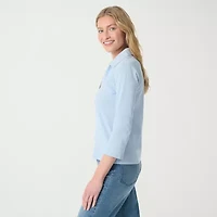 Gloria Vanderbilt Women's 3/4 Sleeve Neve Shirt