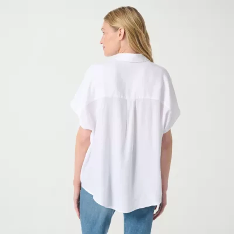 Gloria Vanderbilt Women's Short Sleeve Dallas Shirt