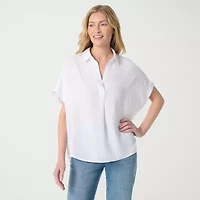 Gloria Vanderbilt Women's Short Sleeve Dallas Shirt