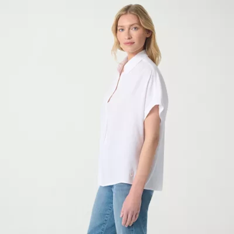 Gloria Vanderbilt Women's Short Sleeve Dallas Shirt