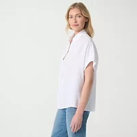 Gloria Vanderbilt Women's Short Sleeve Dallas Shirt