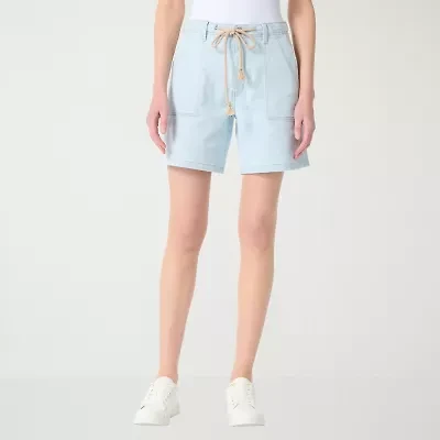 Gloria Vanderbilt Womens 7" Denim Short
