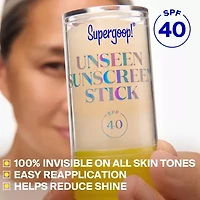 Supergoop Unseen Sunscreen Stick Spf 40