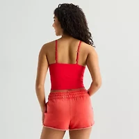 Arizona Womens Juniors Scoop Neck Sleeveless Camisole