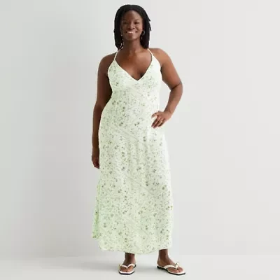 Forever 21 Womens Juniors Plus Sleeveless Maxi Dress