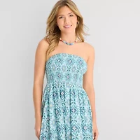 Arizona Womens Juniors Floral Maxi Dress