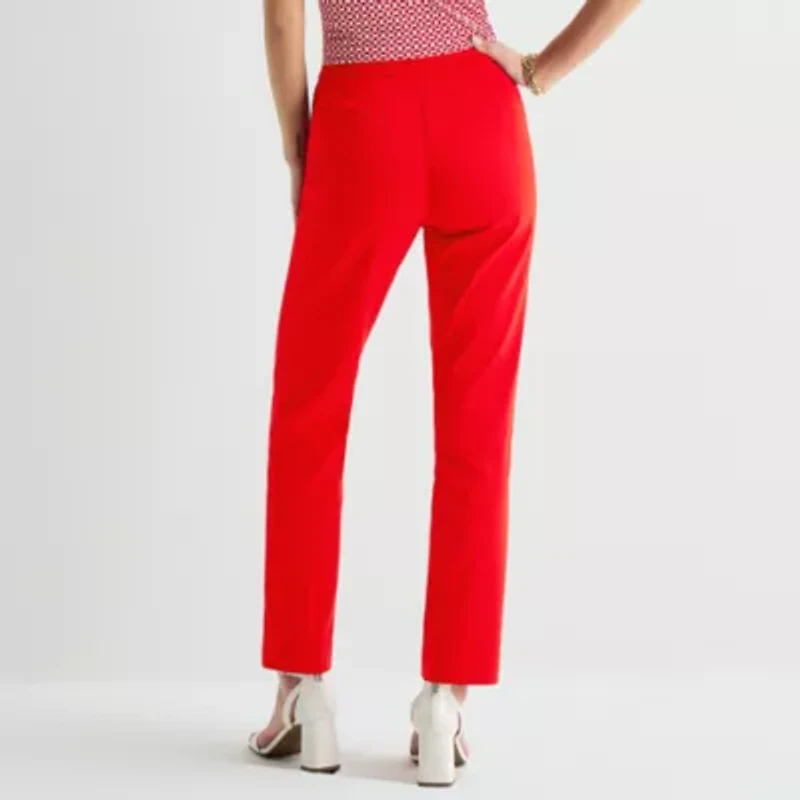 Liz Claiborne Lisa Womens Straight Pull-On Pant