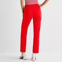 Liz Claiborne Lisa Womens Straight Pull-On Pant