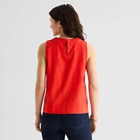 St. John's Bay Womens Sleeveless Blouse