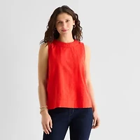 St. John's Bay Womens Sleeveless Blouse