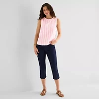 St. John's Bay Womens Sleeveless Blouse