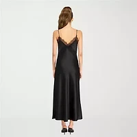 belle vie Womens Sleeveless Midi Slip Dress