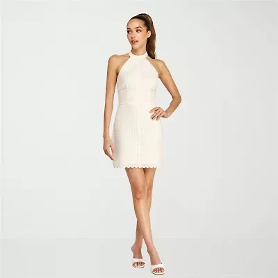 belle vie Womens Sleeveless Fit + Flare Dress