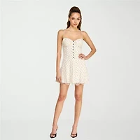 belle vie Womens Sleeveless Fit + Flare Dress