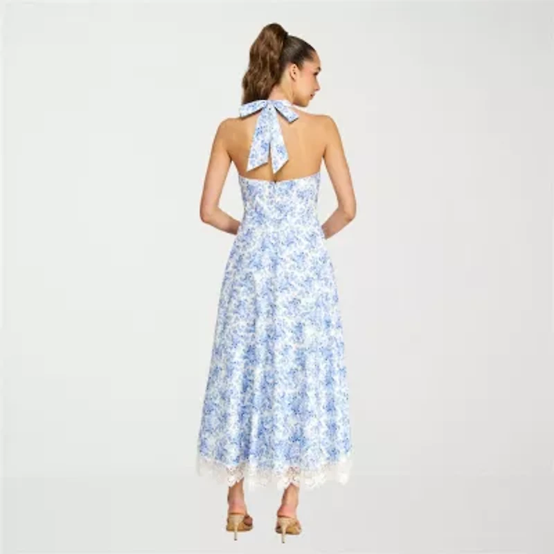 belle vie Womens Sleeveless Midi Maxi Dress