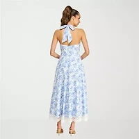 belle vie Womens Sleeveless Midi Maxi Dress